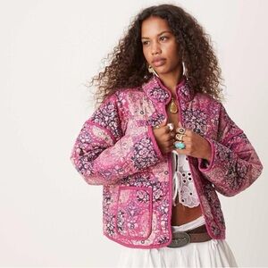 Free People Chloe Quilted Jacket